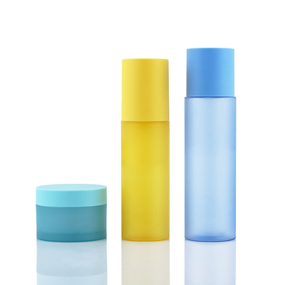 Eco 친절한 화장용 포장 세트 155ml 얼굴 관리 크림 단지 한 벌