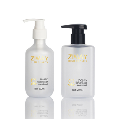 광택이 없는 백색 HDPE 화장용 로션 병 플라스틱 30ml 60ml 100ml 피부 관리 포장