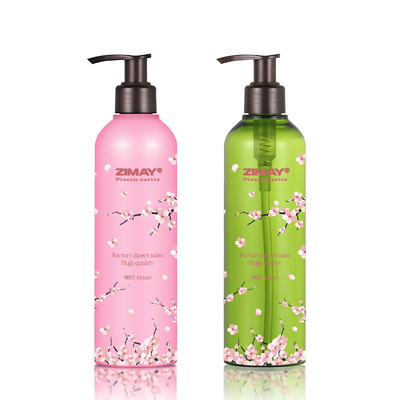 라운드 화장 로션 병, 54 밀리미터 녹색 빈 본문 로션 병 300ML