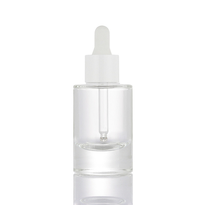 OEM/OEM 서비스 투명 매트 30ml 액체 에센셜 오일 헤어 스포이드 병