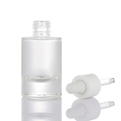 OEM/OEM 서비스 투명 매트 30ml 액체 에센셜 오일 헤어 스포이드 병