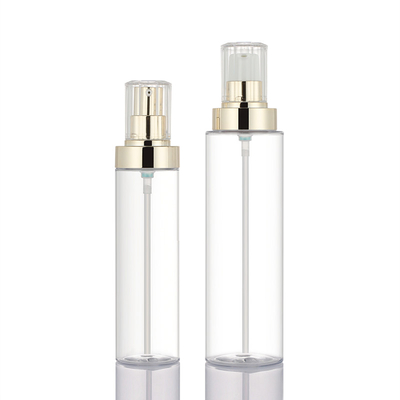 맞춤형 골드 펌프 투명 250ml 135ml 샤워 젤 바디 버터 바디 로션 병