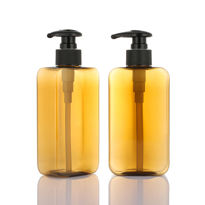 도매 직사각형 앰버 바디 로션 샴푸와 컨디셔너 블랙 펌프 800ml bootle