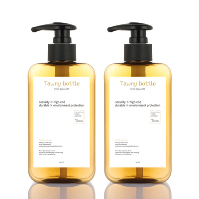 도매 직사각형 앰버 바디 로션 샴푸와 컨디셔너 블랙 펌프 800ml bootle