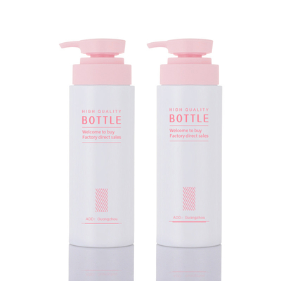 500ml 화장용 로션 병 애완 동물 플라스틱 백색 묵 광택이 없는 주문 개인 상표