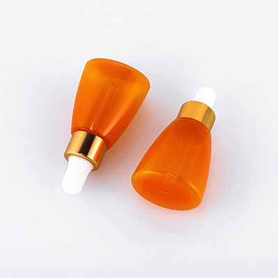 주황색 정유 플라스틱 혈청 점적기 병 10ml 스크린 인쇄