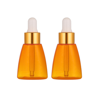 주황색 정유 플라스틱 혈청 점적기 병 10ml 스크린 인쇄