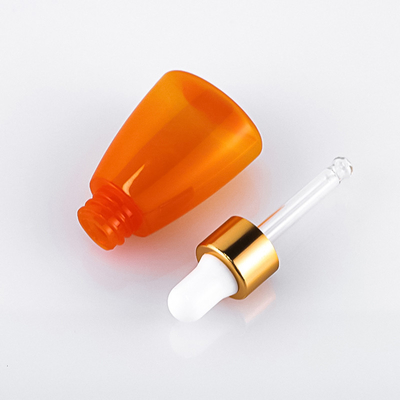 주황색 정유 플라스틱 혈청 점적기 병 10ml 스크린 인쇄