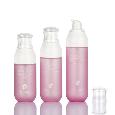 호화스러운 분홍색 Skincare 화장용 포장 세트 얼굴에 바르는 크림 로션 병 138ml