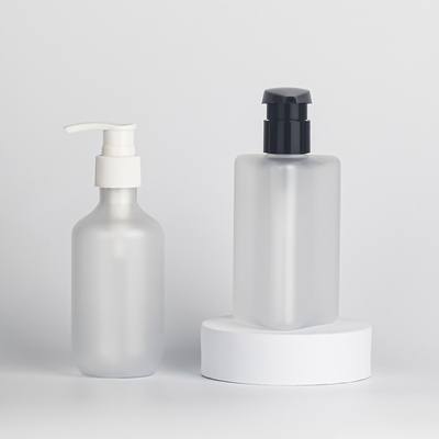 광택이 없는 백색 HDPE 화장용 로션 병 플라스틱 30ml 60ml 100ml 피부 관리 포장
