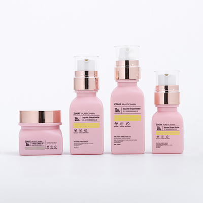 세관은 화장용 피부 관리 병 패키징 정장에 대해서 설정된 플라스틱 병을 만들었습니다
