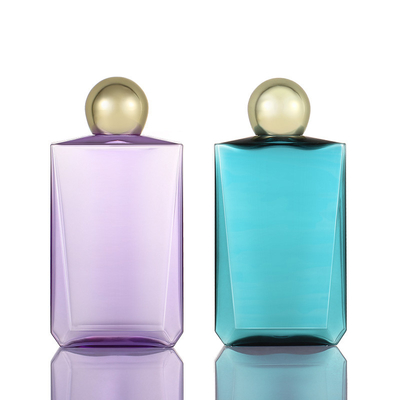 300ml 500ml 금 모자를 가진 다채로운 나사 정상 향수병
