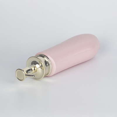 고급 300 밀리람베르트 500 밀리람베르트 700 밀리람베르트 PET 하얗 핑크색이 유닛 인기있는 로고 금 펌프 플라스틱 샴푸 보틀을 특화합니다