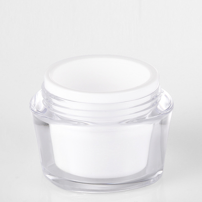 입술과 15g 30g 50g 아크릴 중벽 플라스틱 비어 있는 화장용 몸 버터 페이스 크림 병 포트를 도매하세요