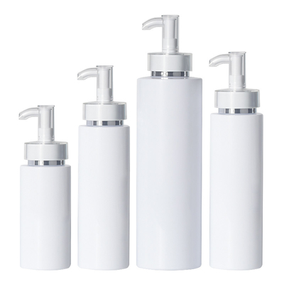 고급 250 밀리람베르트 500 밀리람베르트 하얀 라운드는 조절기 샤워 젤 플라스틱 포장 금 Hdpe 샴푸 보틀을 비웁니다