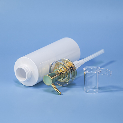하얀 둥근 비어 있는 공기 없는 로션 용기 작은 Eco 우호적이 300 밀리람베르트 작은 로션 고급 샴푸 보틀