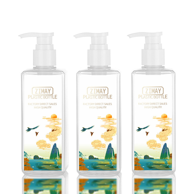 투명한 화장 로션 병 고급 미생물에 의해 분해된 300ML
