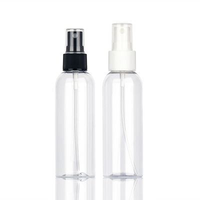 비어 있는 투명한 100 Ml 작은 화장용 분무 병 리필러블 PET 물질